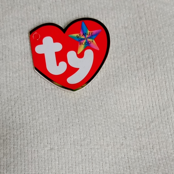 TY Beanie Buddy: 2002 Holiday Teddy the Beanie Baby - Picture 11 of 13